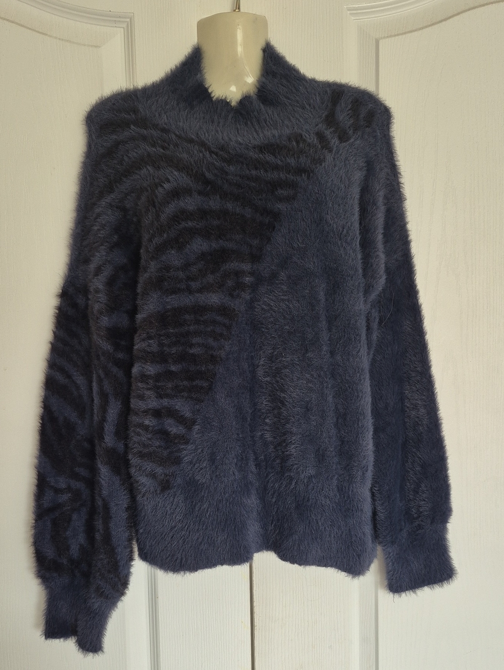 Threadbare Cozy Plush Navy Blue Women's Sweater